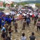 Foto : Saat peserta PPPK Kerinci yang dizalimi Demo menuntut ke adilan di kantor bupati Kerinci