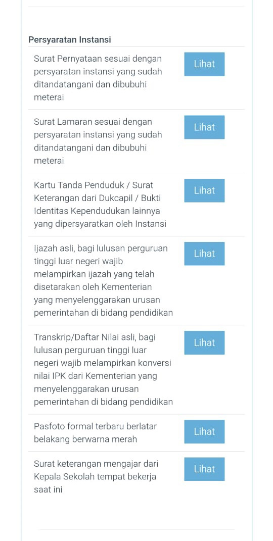 Tidak ada Tempat Melampirkan File Portofolio di Akun SSCAN